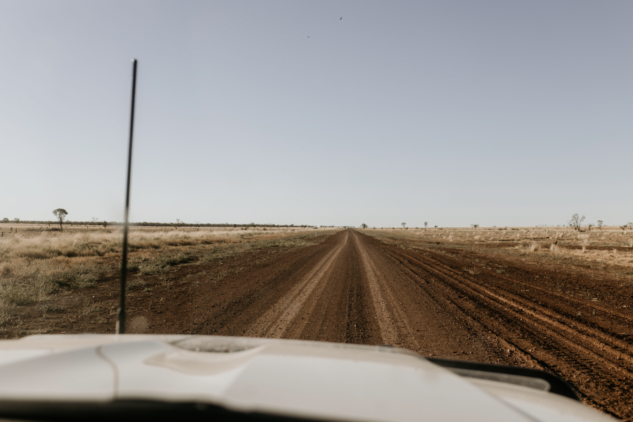 Nutrien Ag Solutions Motor Vehicle Insurance_Farm vehicle on a side dirt road